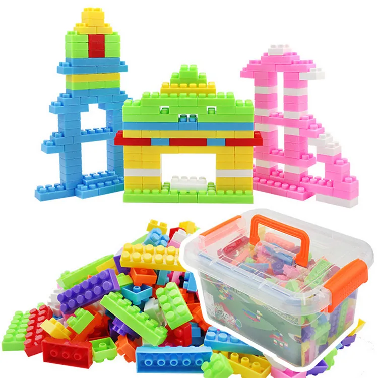 

Обучающие игрушки для детей, строительные блоки, наборы для интеллектуального развития с коробкой, 250 шт.