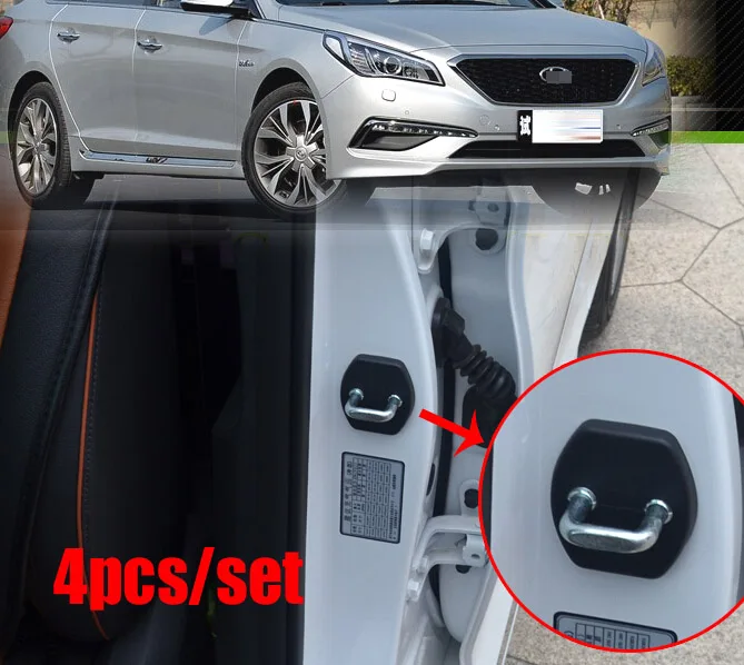 Аксессуары подходят для Hyundai Sonata 2015 - 2019 крышка дверного замка пряжка протектор