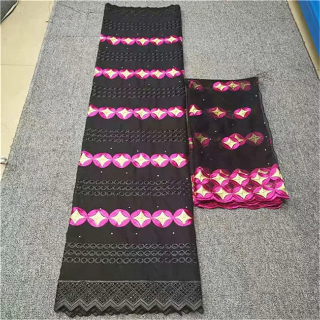 Африканская швейцарская вуаль кружевная ткань с вышивкой отделка высокое