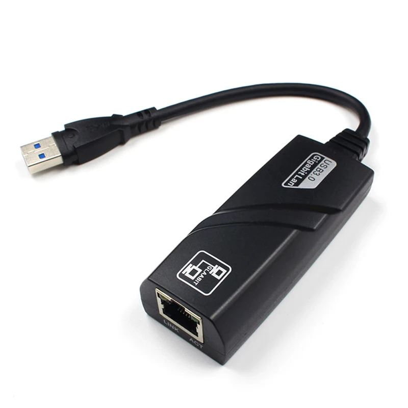 1 шт. Внешний USB 3 0 гигабитный Ethernet адаптер к RJ45 Lan сетевая карта LAN для Windows 10/8/7/XP
