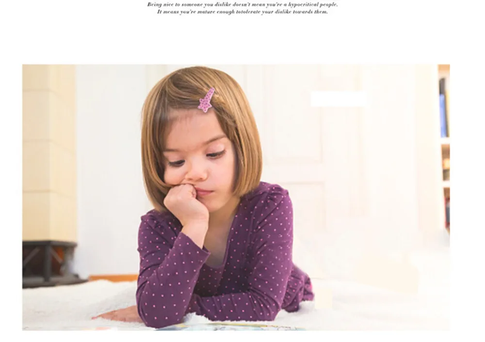 6 шт./лот Пять Звезда Форма Заколки Дети Точка Аксессуары Для Волос Принцесса Моды