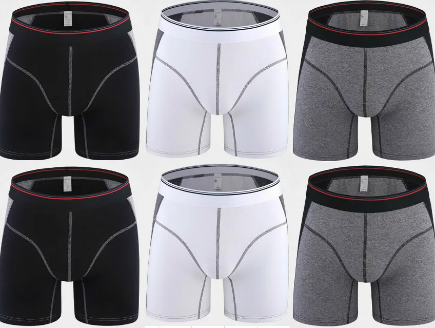 6 Pcs 2494 Mix H33 6 шт./лот, модные, сексуальные, брендовые, хлопковые, мужские боксеры, шорты, мужские боксеры, нижнее белье, удобные, увеличивающие объем, с подтяжками, трусы для полных - Цвет: 6 Pcs 2494 Mix H33
