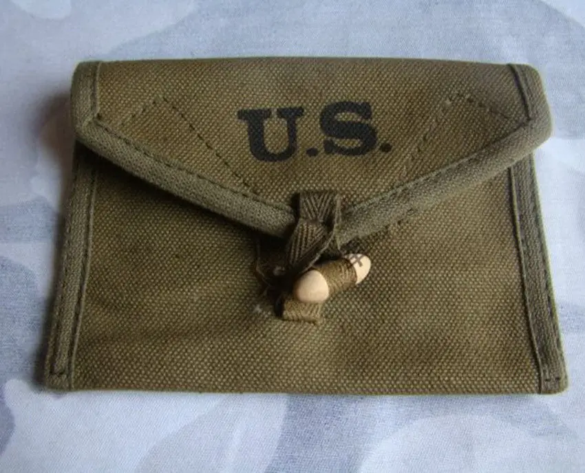 Военная Униформа WW2 WWII США Армия морской пехоты первой помощи 1943 холст патронташ |