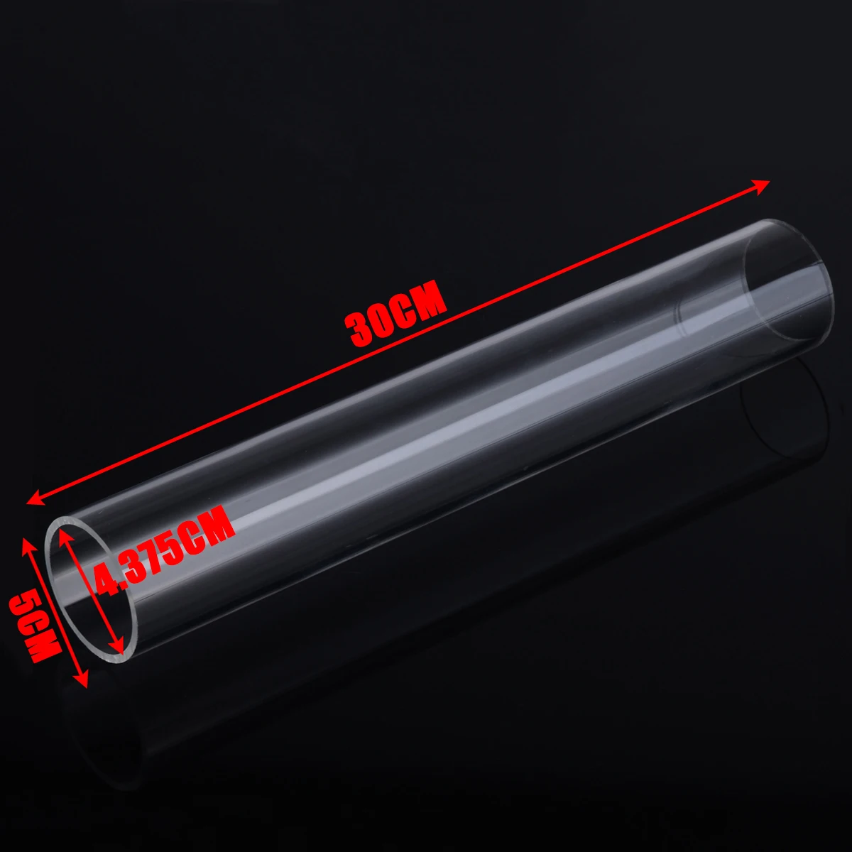 Прозрачная акриловая трубка 50 мм OD 43 75 ID Plexi Стекло Lucite пробки трубы с