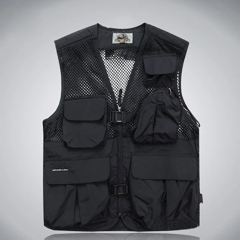 Многофункциональный рыболовный жилет chaleco с несколькими карманами для