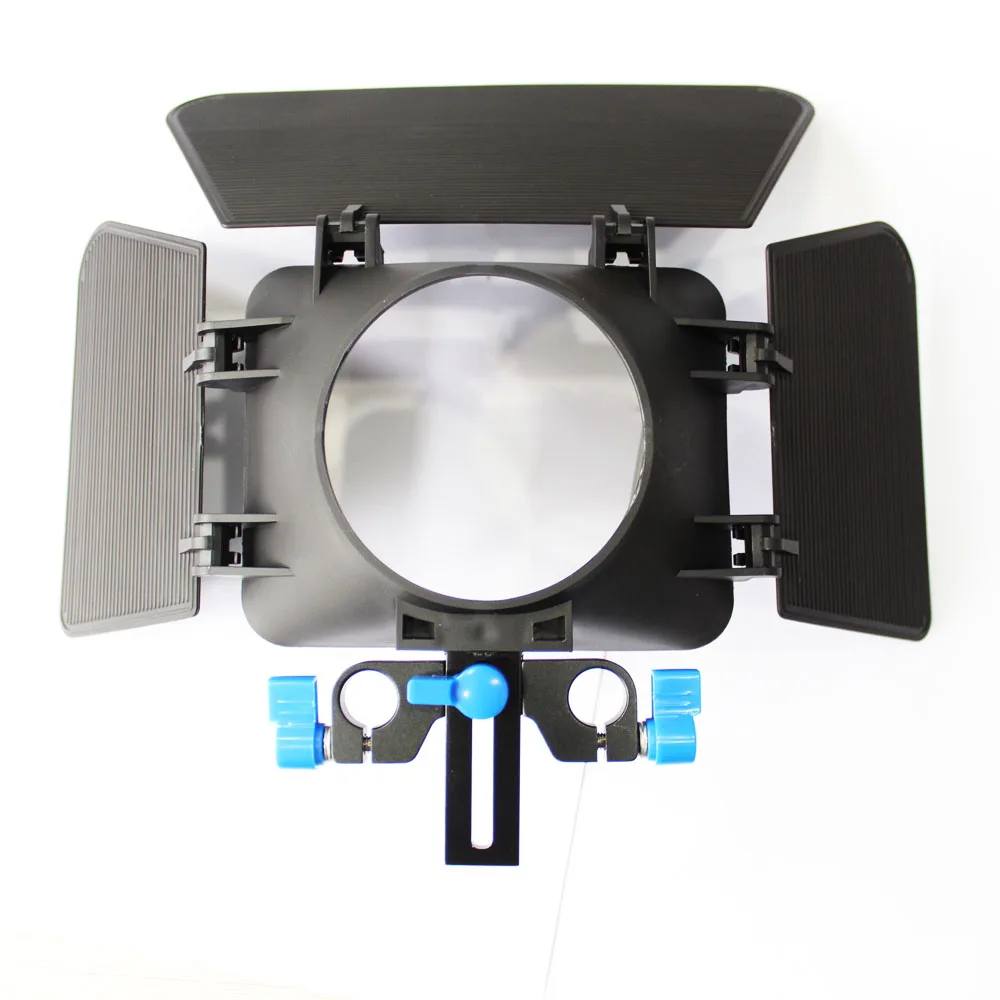 Матовый корпус DSLR для камеры 15 мм рельсовая штанга с поддержкой штатива Canon 60D 5DII