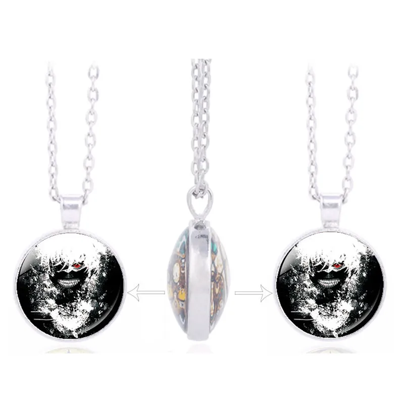 Anime Tokyo Ghoul JUZO SUZUYA REI Uta Kaneki Ken Touka Kirishima Double sided Pendant Jewelry Halloween Gifts | Украшения и