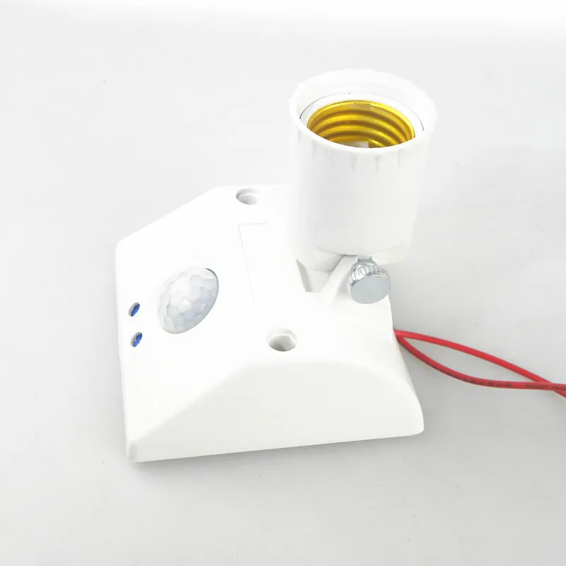 360 Degrees PIR Induction Motion Sensor IR Infrared Human E27 Plug Socket LED Light Switch Base Lamp Holder | Лампы и освещение