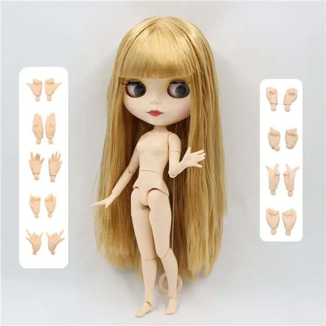 Ледяная фабрика blyth кукла 1/6 шарнирная кукла нео 30 см blyth пользовательская кукла шарнир/нормальное тело Специальное предложение в продаже случайный цвет глаз 30 см - Цвет: matte face oily hair