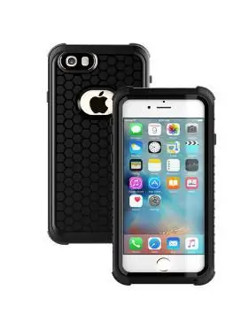 Высококачественный водонепроницаемый чехол двойного назначения для iphone6 6s жизнь и плавание Мобильный телефон сумка для iphone6 6s вода грязь ударопрочный - Цвет: black for iphone 6