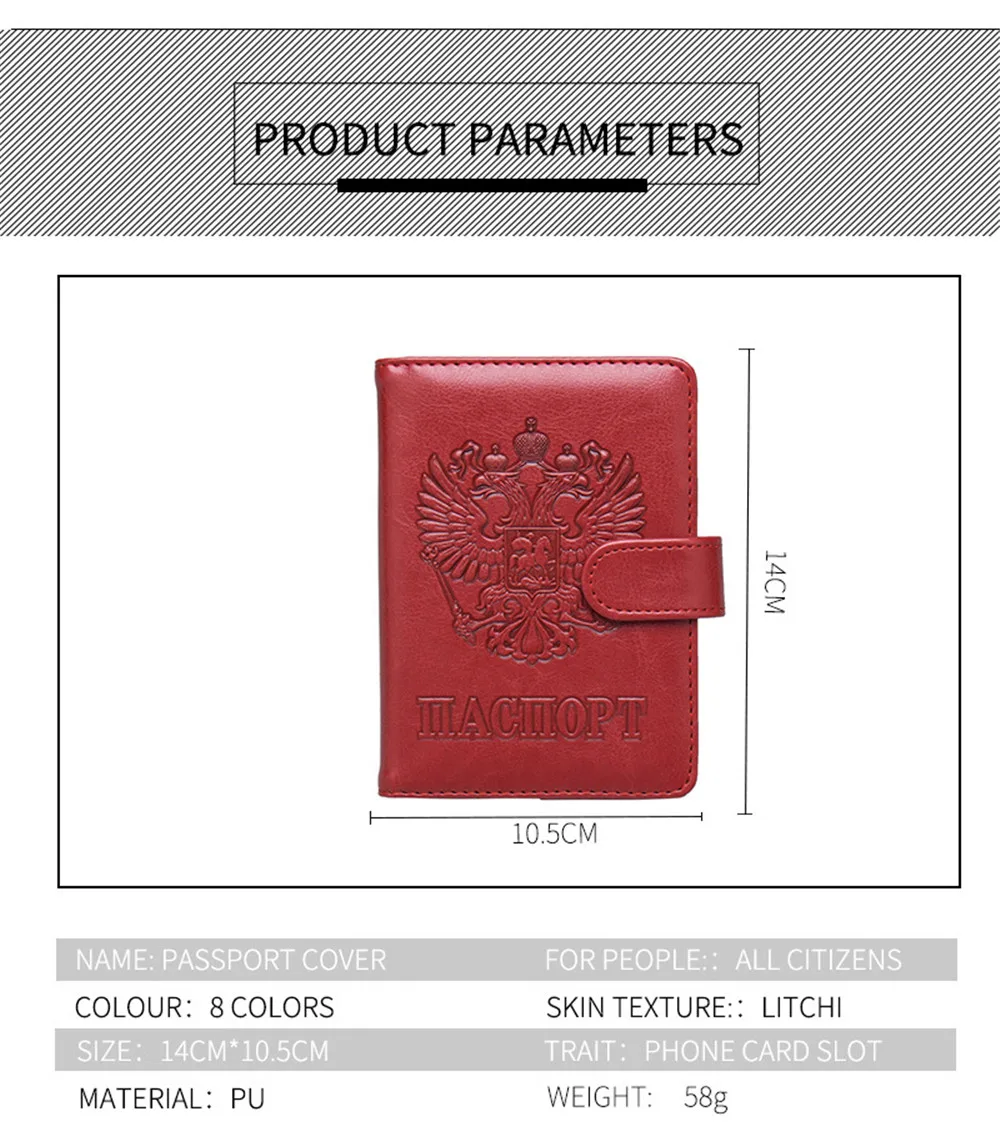 ZOVYYOL Passport Cover Travel Passport Wallet Multi-function Bag the Passport Holder Protector Wallet Card Holder Purse
