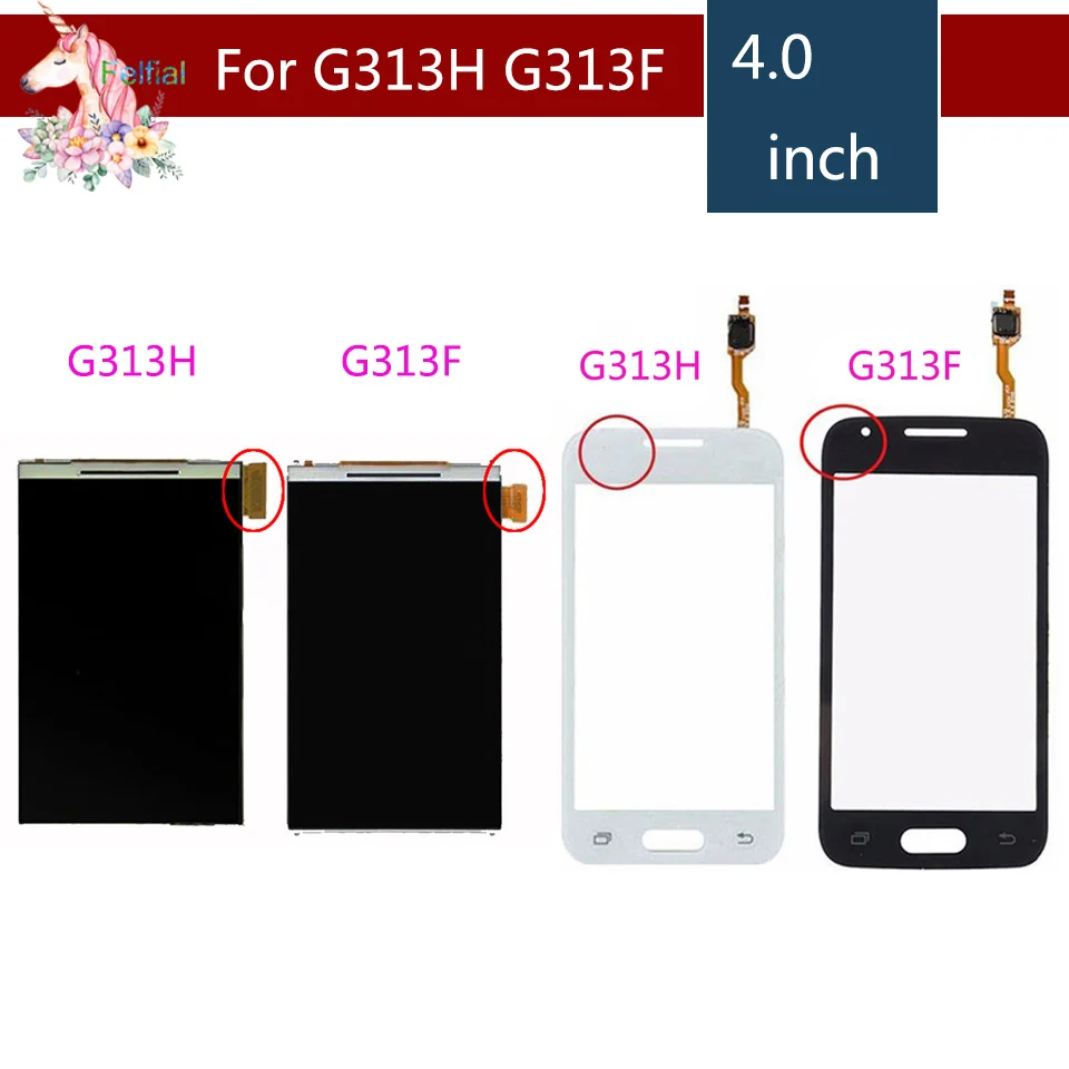 4.0&quot For Samsung Galaxy DUOS Ace NXT G313 G313H G313F LCD Display With Touch Screen Digitizer Sensor Replacement | Мобильные