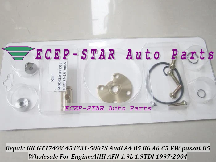 Ремонтный комплект Turbo ремонтные наборы GT1749V 454231 5007S 0001 028145702H для AUDI A4 B5 A6 VW Passat AHH AFN