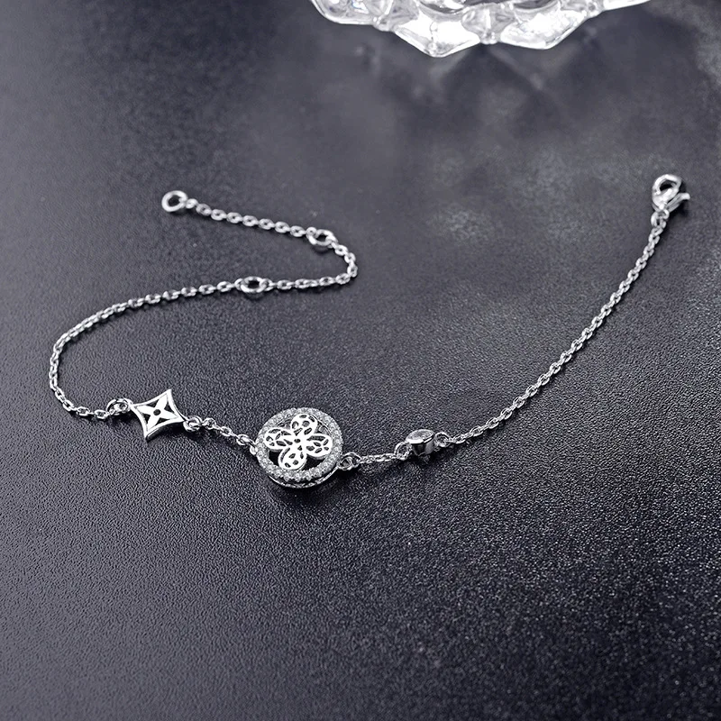 Модная бижутерия Летний Новый минималистичный женский браслет с кристаллами из