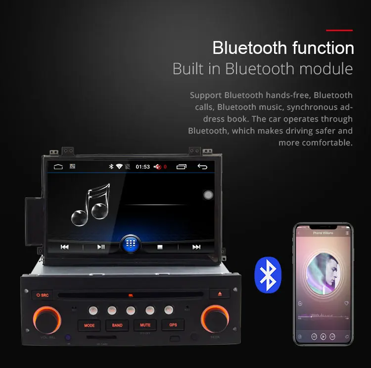 Android 9,0 для Citroen C5 2009-2012 автомобильный Радио dvd-плеер gps навигация Bluetooth RDS рулевое колесо управление wifi gps Navi