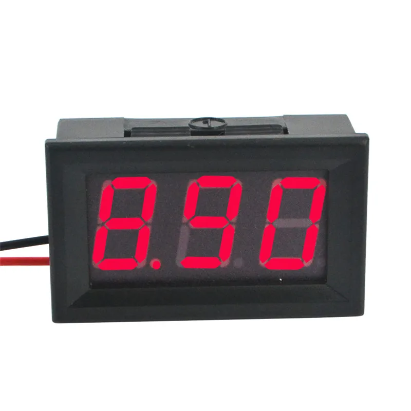 Digital Car Voltmeter Ammeter High Accuracy DC 100V 10A Motorcycle Voltage Indicator Tester Current Meter Replace USB Tester 12V
