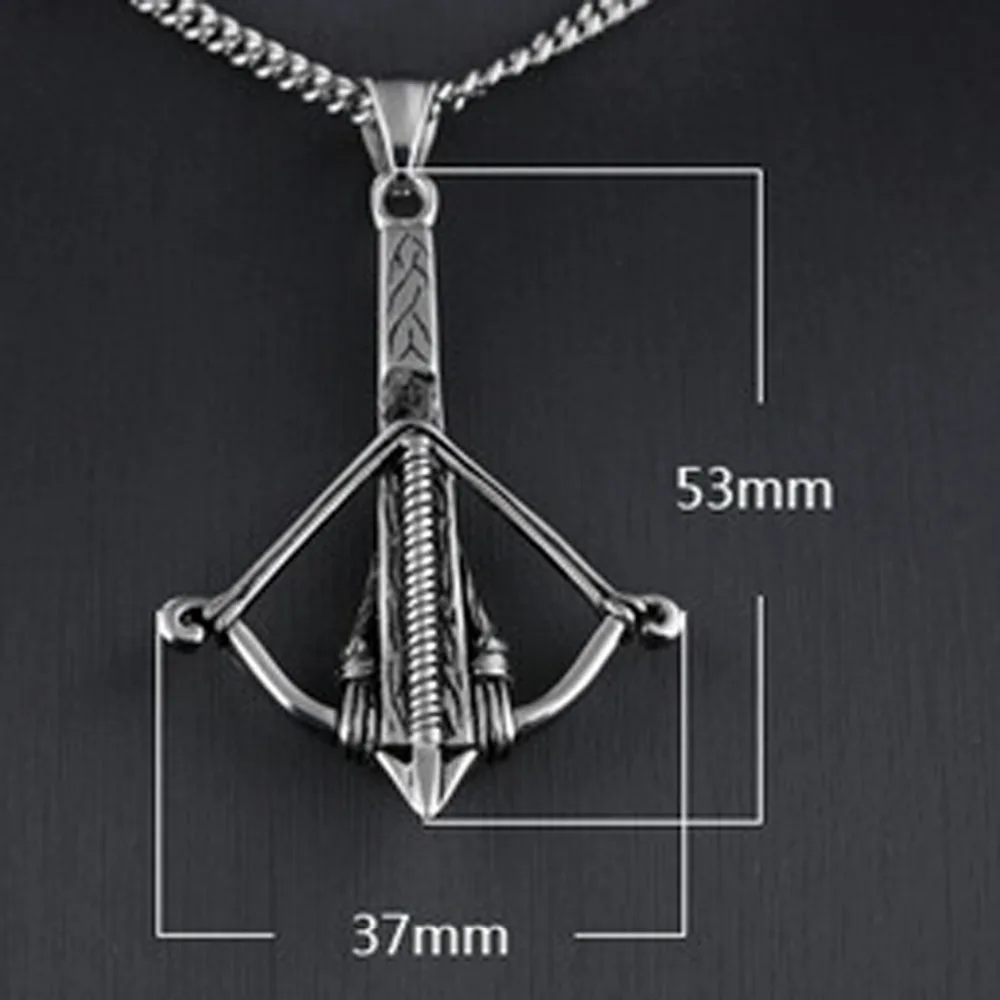 Винтажное крутое ожерелье из нержавеющей стали серебряного цвета и черного