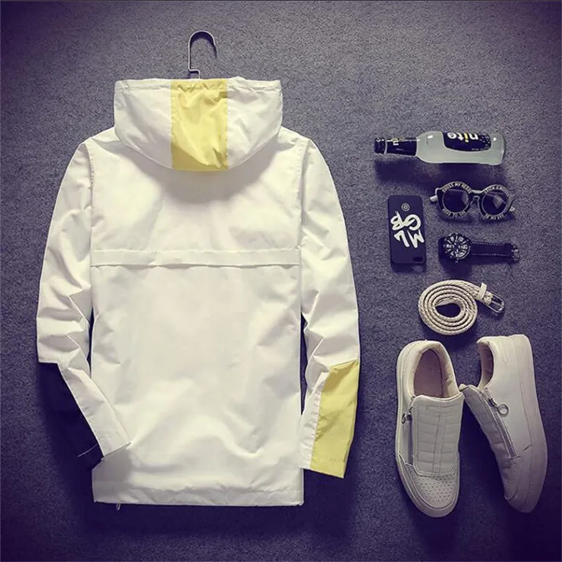 Новинка 2019 года весна куртки для мужчин лоскутное Анорак куртка мода хип хоп плюс