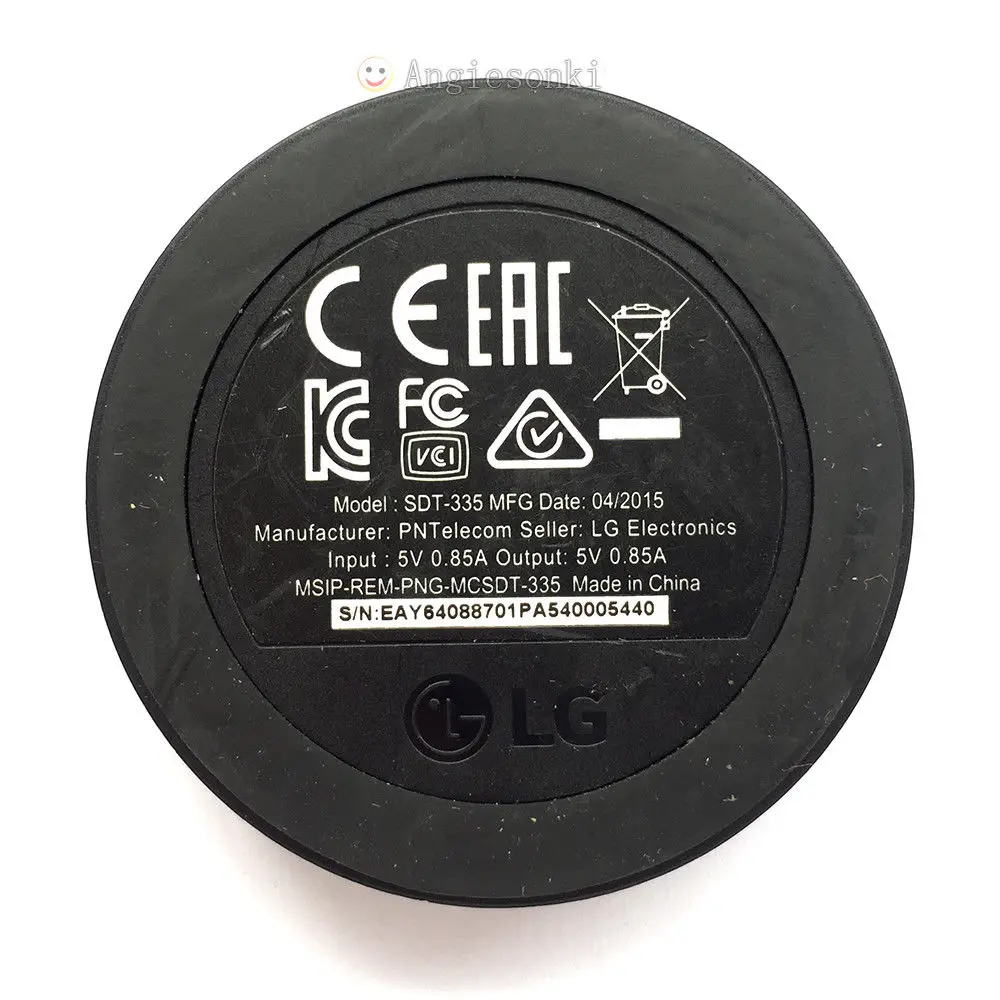 5V SDT-330/335 зарядная док-станция для зарядного устройства с подставкой для LG Watch Urbane LG W150 5V 0.85A EAY64088701
