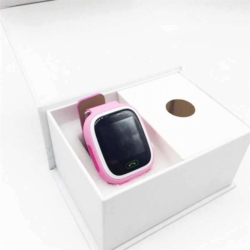 Смарт часы Q90 для детей детские наручные с кнопкой SOS определителем