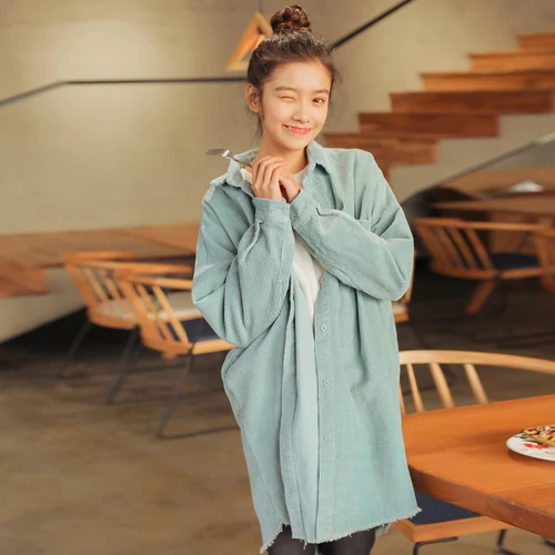 Осенняя Женская куртка 2019 Корейская Повседневная негабаритная бойфренд стиль