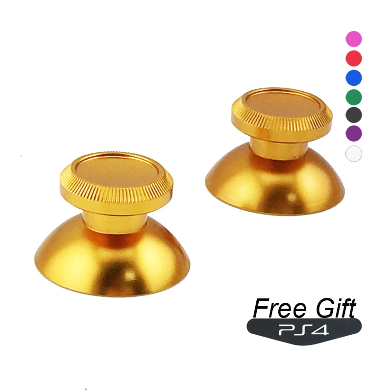 Алюминиевый металлический 3D Аналоговый джойстик для Playstation 4 PS4 Slim Pro thumb Stick grip cap Замена для xbox ONE контроллер