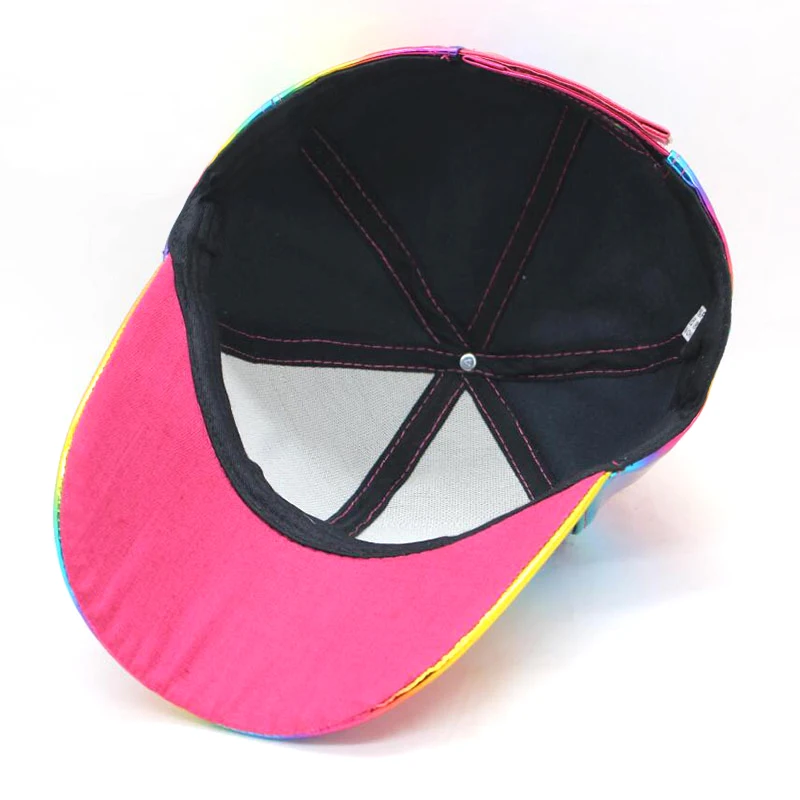 Новинка 2019 модная кепка в стиле хип хоп Снэпбэк Кепка меняющая цвет радуги