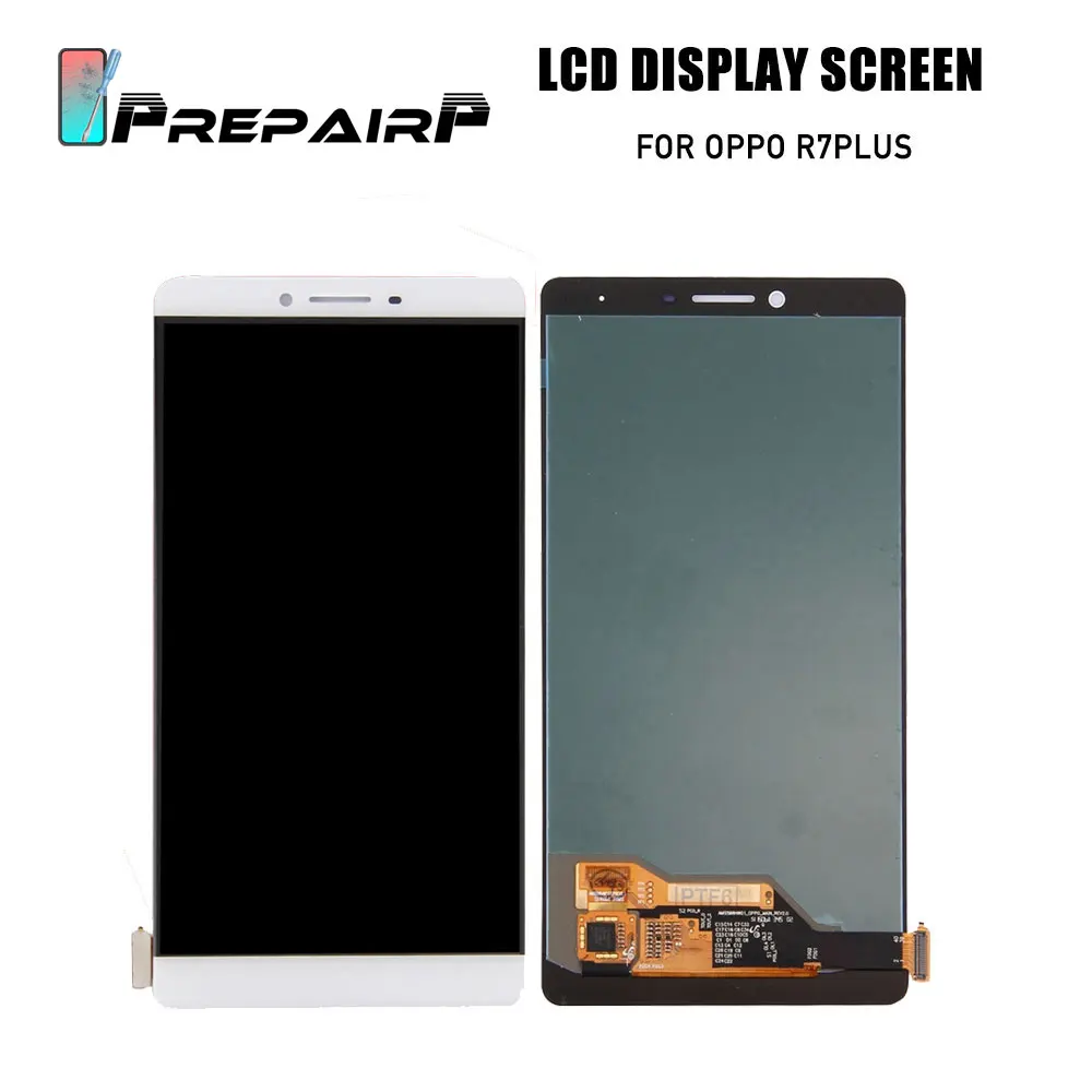 Высокое качество ЖК экран Замена для OPPO R7 plus дисплей дигитайзер сборка R7PLUS