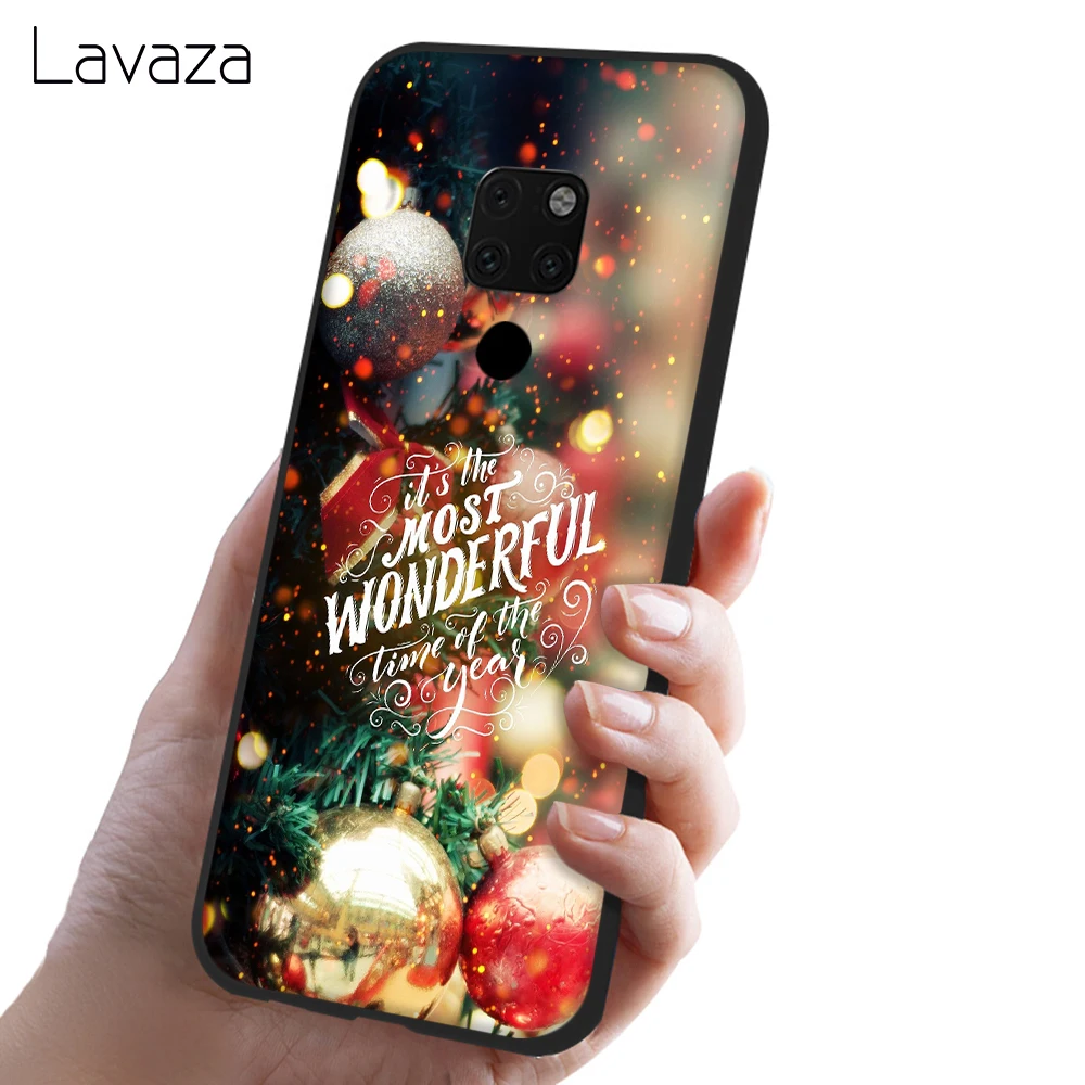 Lavaza Christmas Holiday Tree New Year Soft Silicone Case Cover for Huawei Mate 10 20 P9 P10 P20 Lite Pro P Smart 2019 TPU Cases | Мобильные