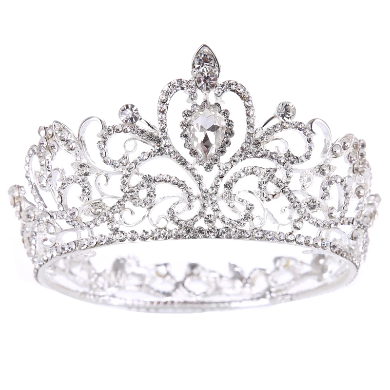 диадема свадебная Невеста тиара хрустальная корона свадебный венец свадебные