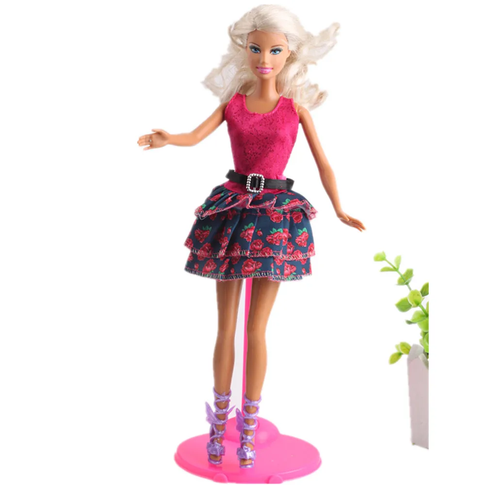 Лидер продаж красивая Цветочная одежда ручной работы для куклы Барби