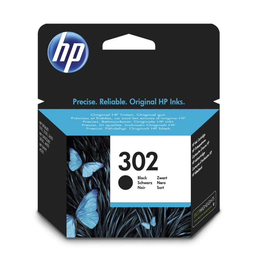 HP Cartucho de tinta original 302XL alta capacidad tricolor Cian Magenta Amarillo Deskjet 1110 2130 A | Компьютеры и офис