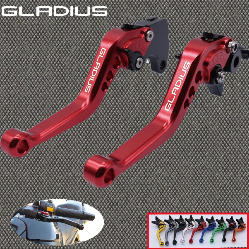 

CNC короткий регулируемый тормозной рычаг сцепления для SUZUKI SFV650 GLADIUS 2009-2014 2010 2011 2012