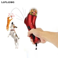 lapladog fashion pet dog treats launcher training small dog food catapult auto pets food thrower puppy snack feeder zl10