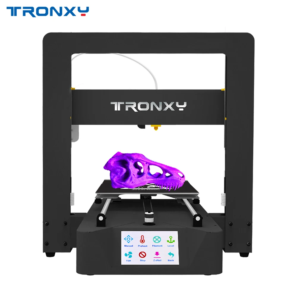 TRONXY X6A лист металла 3d принтер 220x220x220 мм размер печати с 3,5 дюймовым сенсорным экраном автоматическое выравнивание нити из датчика