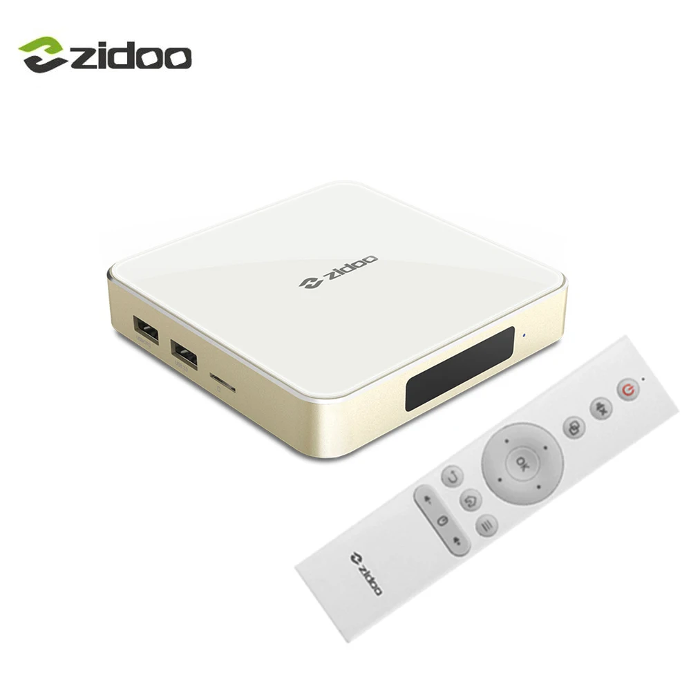 ZIDOO H6 PRO Set top Box Android 7 1 4 К ТВ Quad core * 60fps 1000 м LAN двойной WI FI 2 ГБ + 16 eMMC умный box Top Box|box