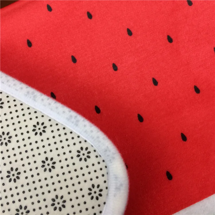 Модный креативный фланелевый коврик с арбузом фирменный кухонный для унитаза