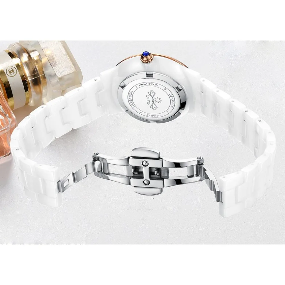 

Lvyin Ceramic Watch Waterproof Casual Ladies Quartz Watch Watches Wrist Simple Precision Watches Gift Present 6827 Dropshipping