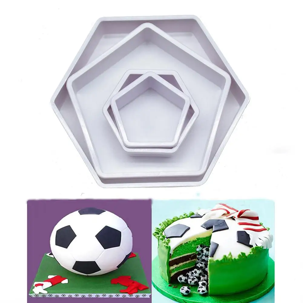 Footbal Sugarcraft Формы для выпечки пластиковые помадки резак формы торта помадка