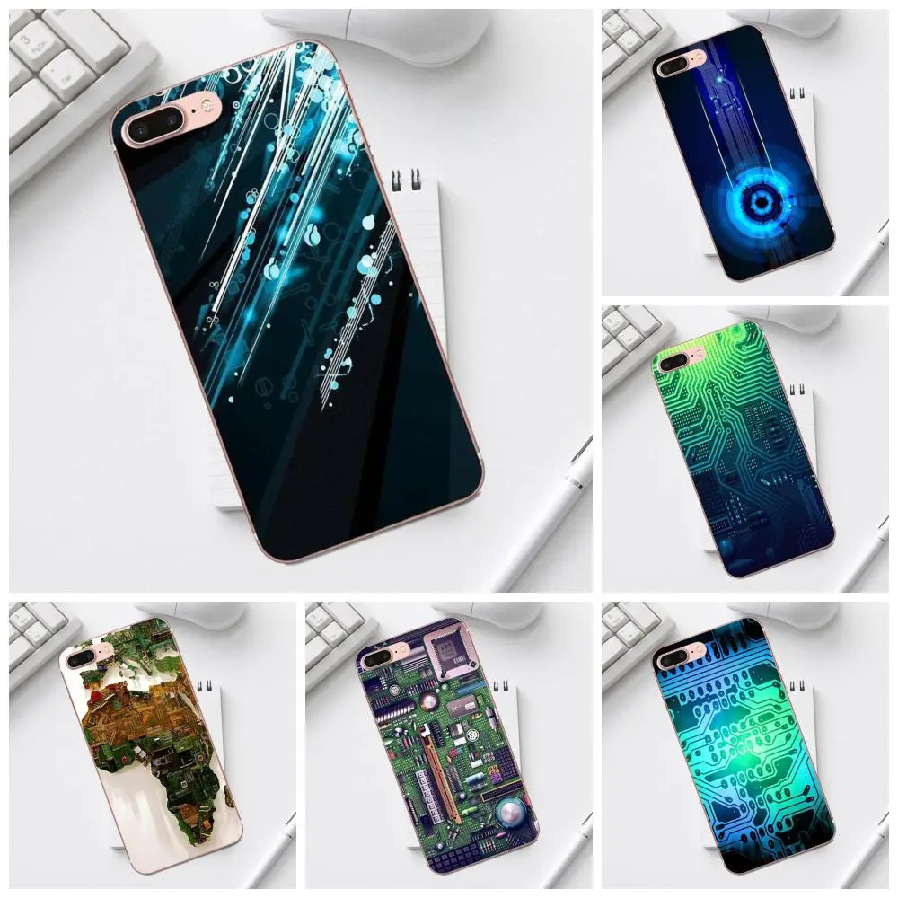Прозрачный мягкий чехол для Galaxy Alpha Core Prime Note 4 5 8 S3 S4 S5 S6 S7 S8 S9 mini edge Plus компьютерная
