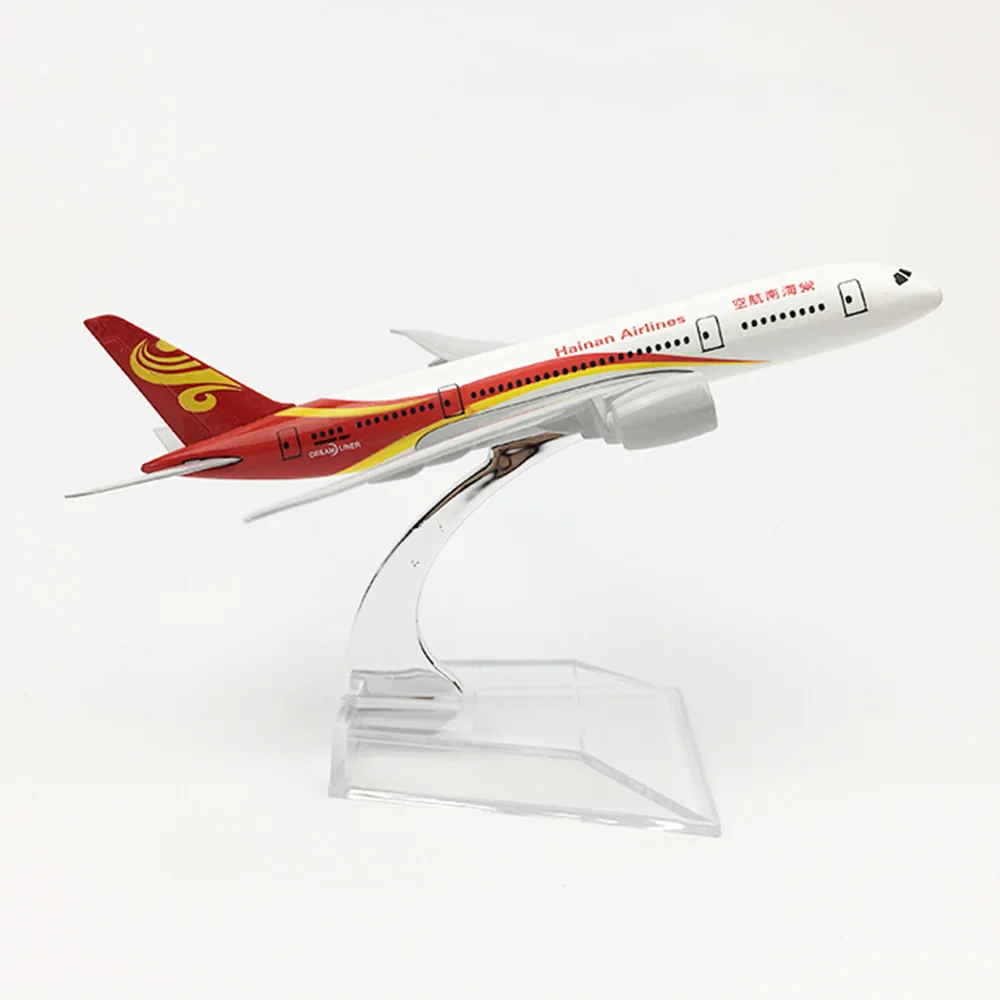 1/400 масштаб самолета Boeing 787 Hainan Airways 16 см сплав самолет B787 детские игрушки Детский подарок для коллекции