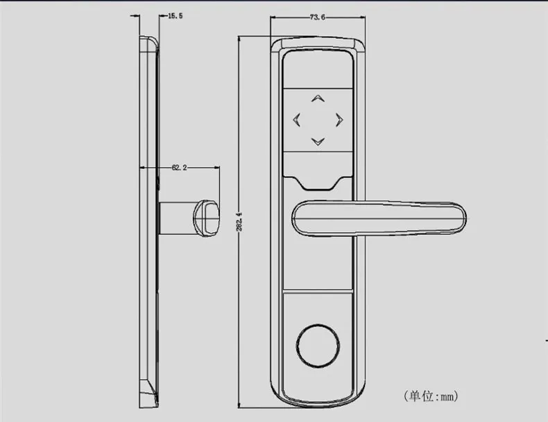 Дверной замок RFID ET668RF для отеля цифровой без ключа с ручным ключом|hotel door lock|digital