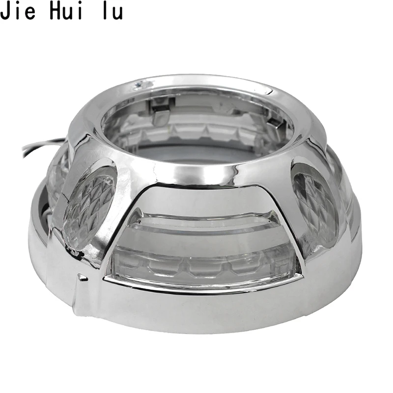 2 шт. Switchback LED дневной ходовой свет 3 0 объектив проектора ангельские глазки для