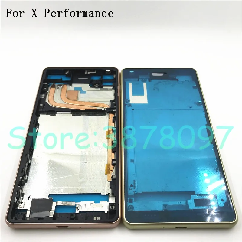 Для Sony Xperia X Performance XP F8131 F8132 передний ЖК-дисплей средняя рамка Корпус чехол +