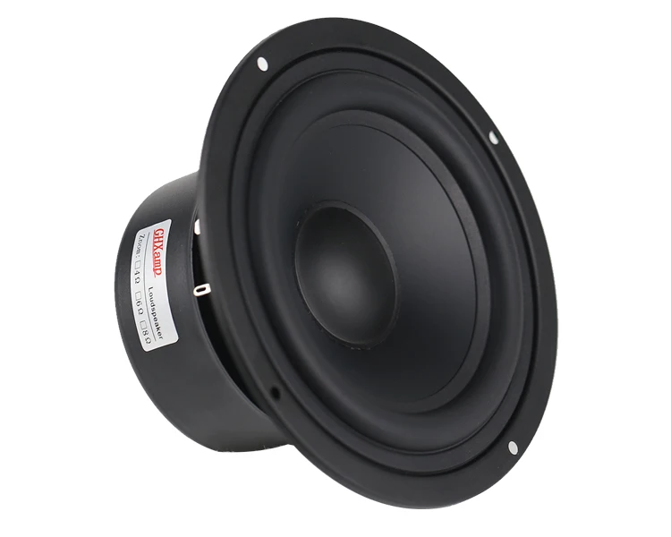 GHXAMP HIFI 5 дюймов 45 Вт 90 Вт НЧ-динамик средние динамики 8 Ом HIFI настольные книжные полки домашний кинотеатр Среднечастотный бас-динамик 1 шт