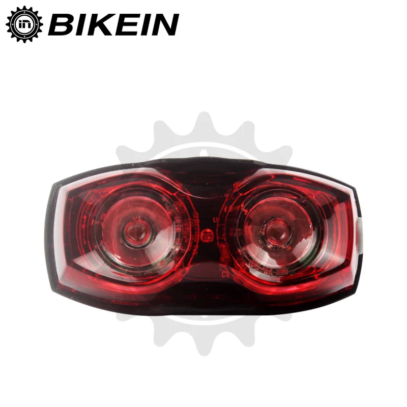 BIKEIN 1 ватт ночной велосипедный дорожный велосипед безопасности задние фонари водонепроницаемый AAA* 2 велосипед 2 светодиода задний фонарь Аксессуары для велосипедов и горных велосипедов 85 г