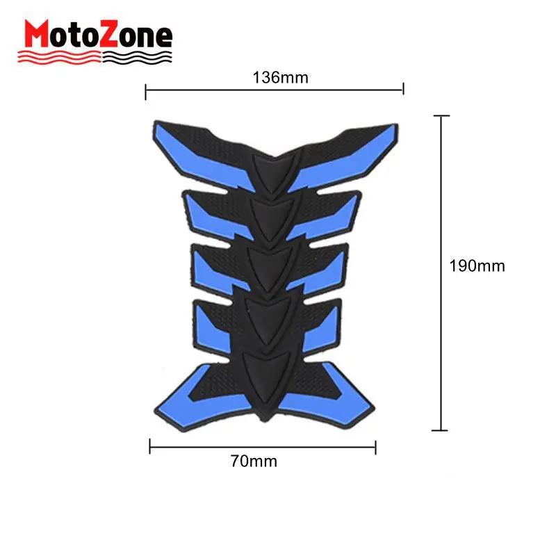 3D резиновый мотоцикл модифицированный топливный бак накладка протектор