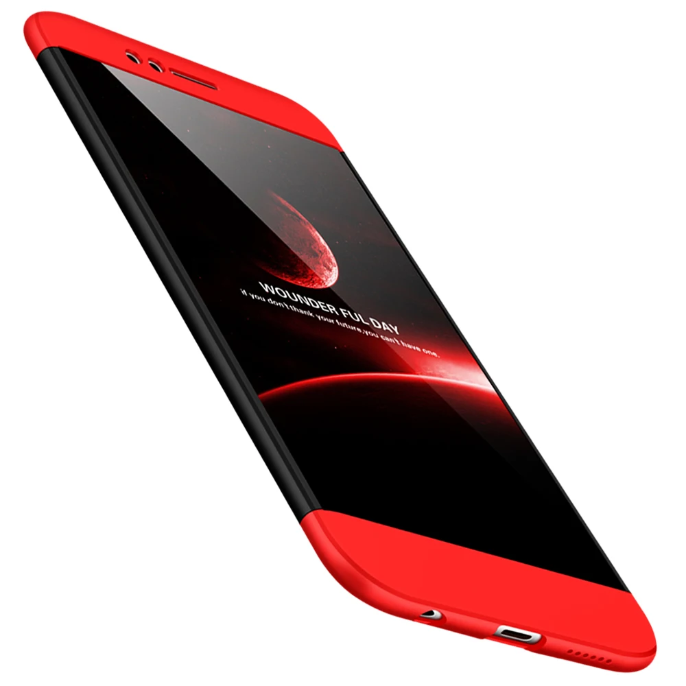 TIPFLY Роскошные дело полная защита для huawei Nova 2 Броня ПК задняя крышка Три Раздел