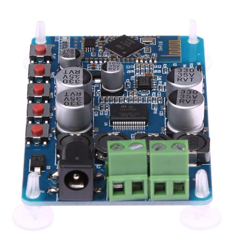 TDA7492P Bluetooth 4 2 CSR8635 ресивер усилитель аудиоплата 2x50 Вт для 4/6/8/16 Ом Фотоэлементы