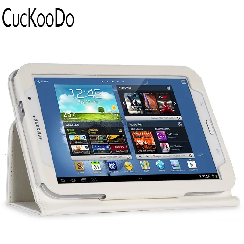 CucKooDo Folio тонкий кожаный чехол для Samsung Galaxy Tab 2 P5100 10 1 дюймов планшет Авто